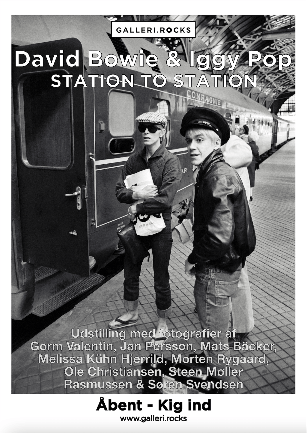 Ny udstilling med David Bowie & Iggy Pop 'STATION TO STATION'