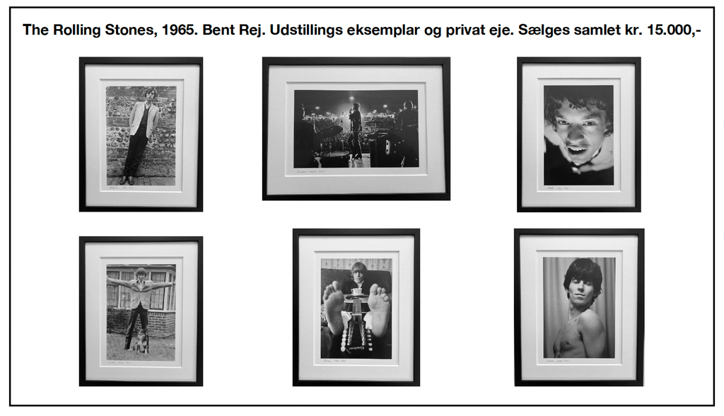 The Rolling Stones - 6 Photos in frames - Collection by Photographer Bent Rej Fine-art photography GALLERI.ROCKS 