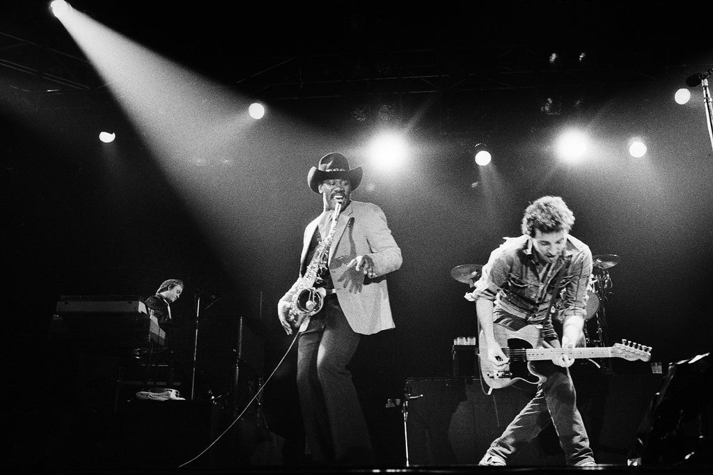 Bruce Springsteen & Clarence Clemons, Brøndby Hallen 1981 Fine-art photography Gorm Valentin 