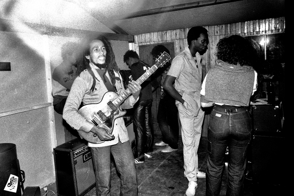 Bob Marley Backstage, Roskilde Festival 1978 Fine-art photography Gorm Valentin 