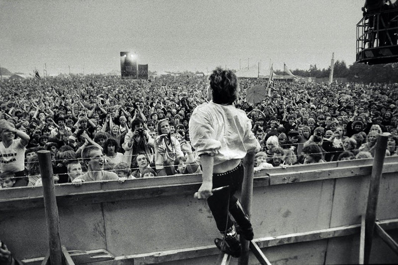 Bono, U2. Roskilde Festival July 2. 1982. Fine-art photography Ole Christiansen 