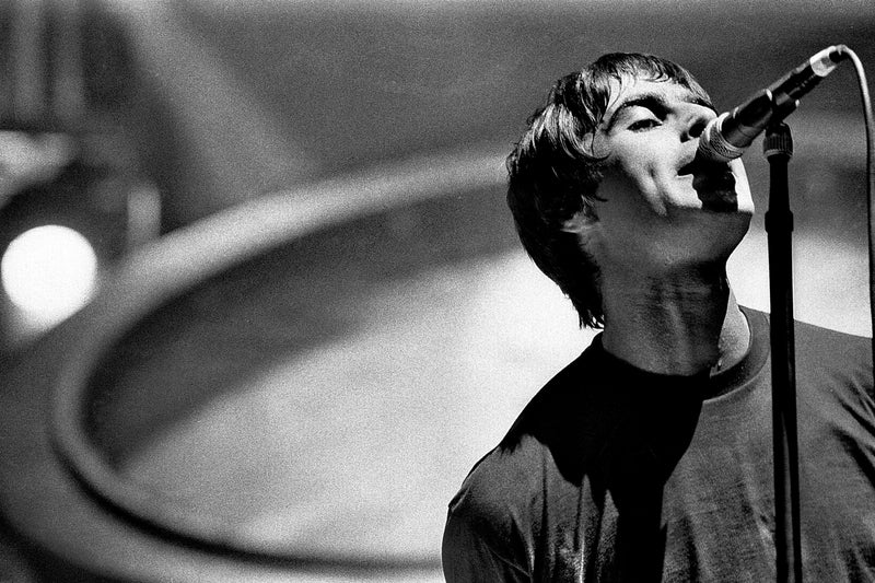 Liam Gallagher, Oasis. Forum, Copenhagen 1997. V2 Fine-art photography Gorm Valentin 