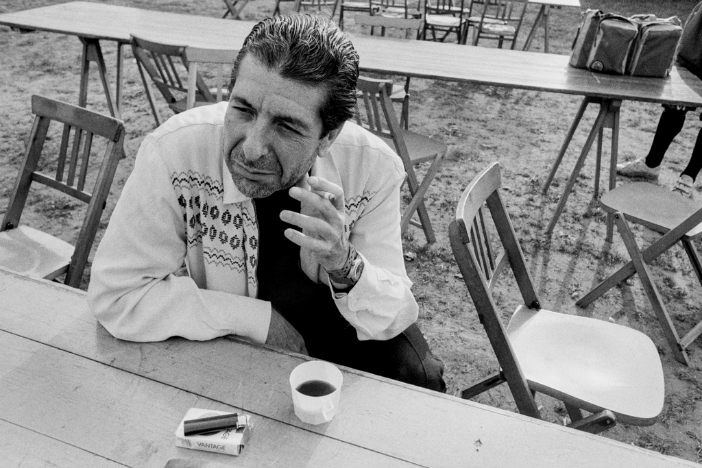 Leonard Cohen, Roskilde Festival 1985 Fine-art photography Gorm Valentin 